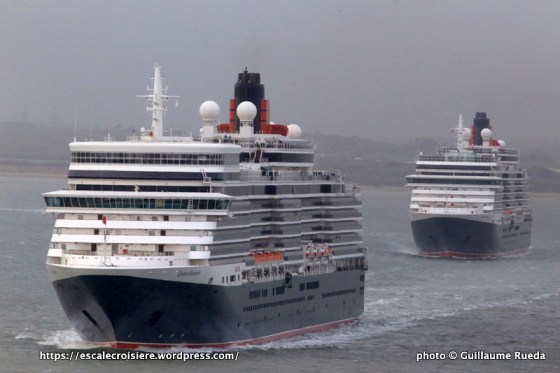 175 ans Cunard - Queen Elizabeth - Queen Victoria