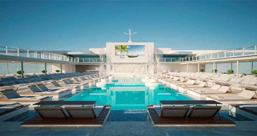 MSC Meraviglia - Piscine principale pont 15