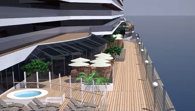 MSC Seaside - Promenade 360