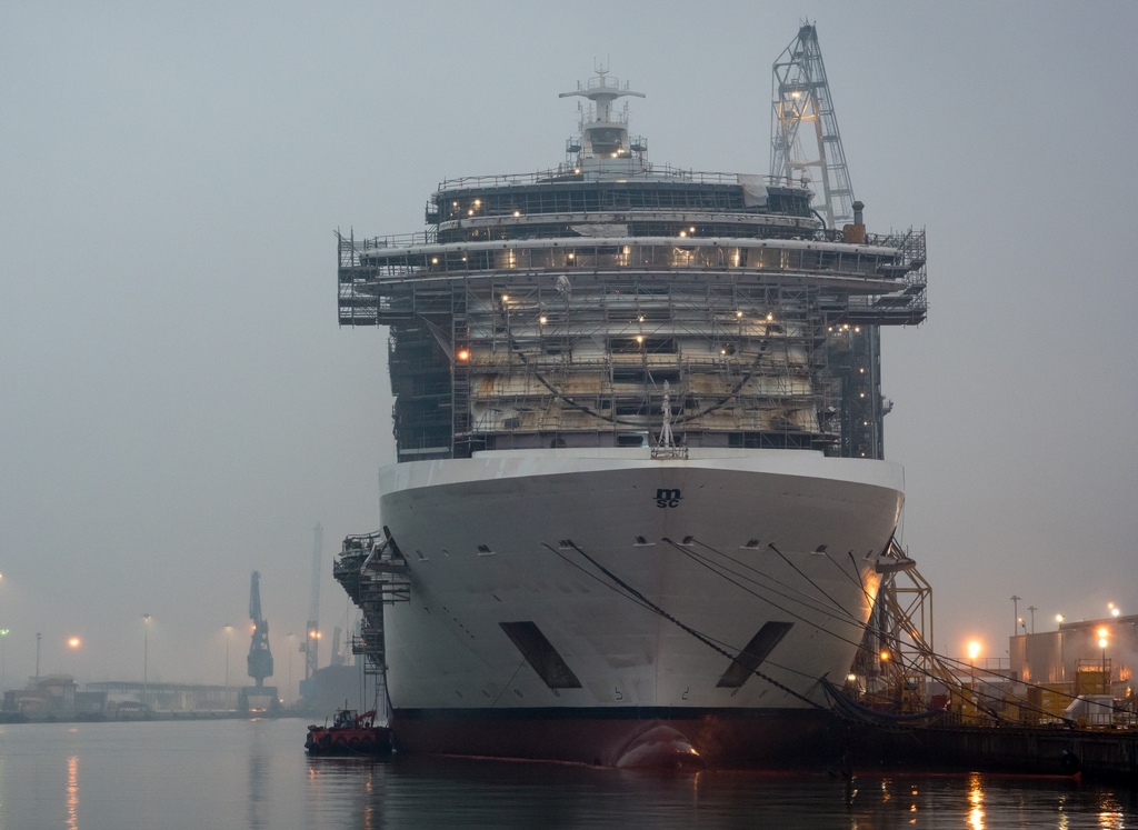MSC Seaside - Chantiers Fincantieri de Monfalcone - Février 2017
