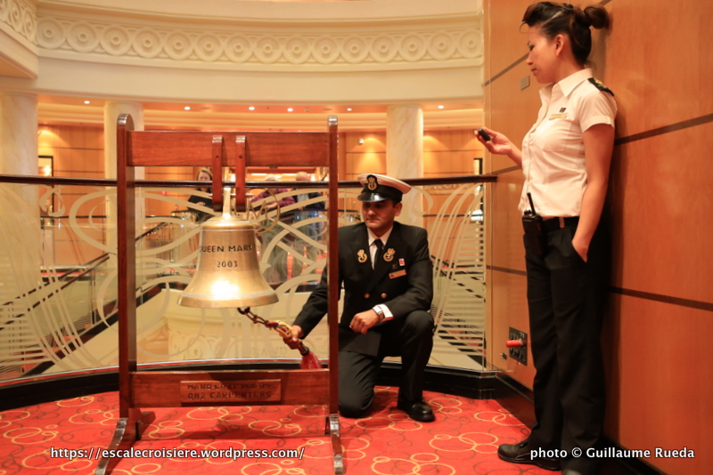 Queen Mary 2 - Cérémonie de la cloche