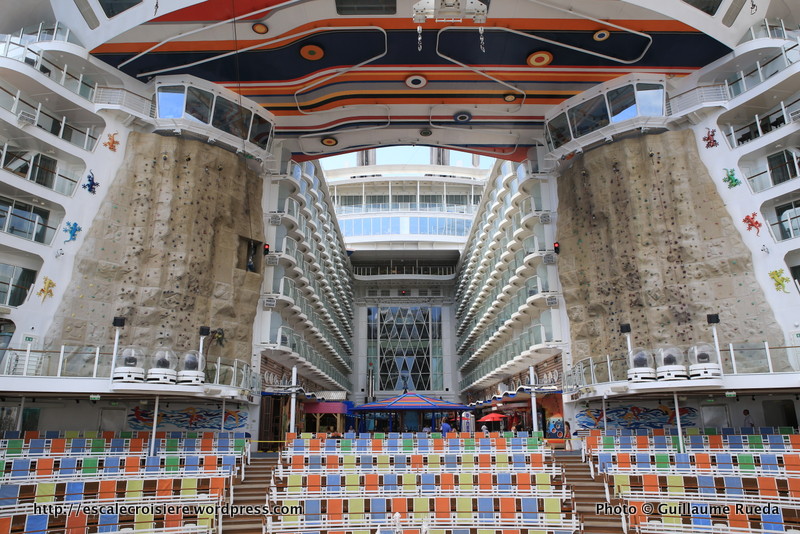 Allure of the Seas - Boardwalk - Mur d'escalade