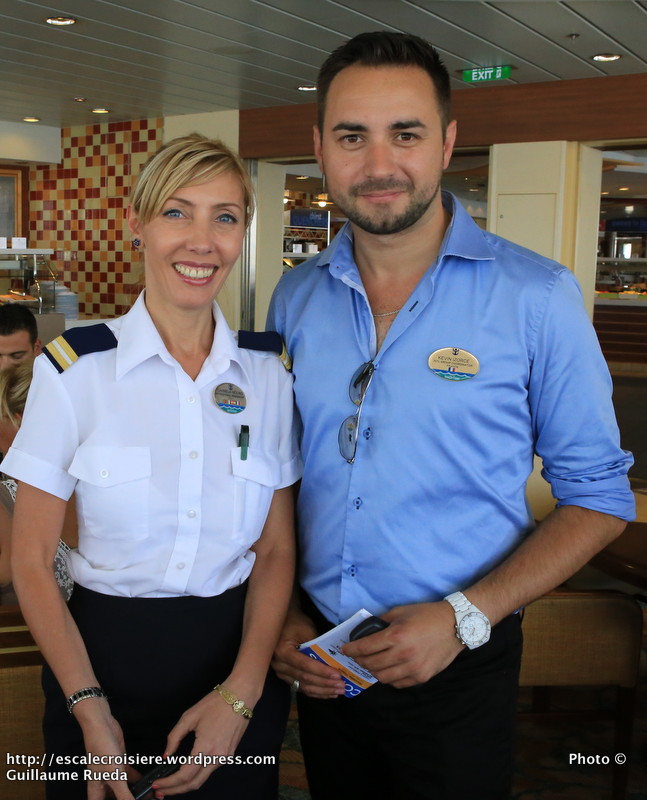 Allure of the Seas - Carmela Molino - International Ambassador et Kevin Izorce - International Group Coordinator