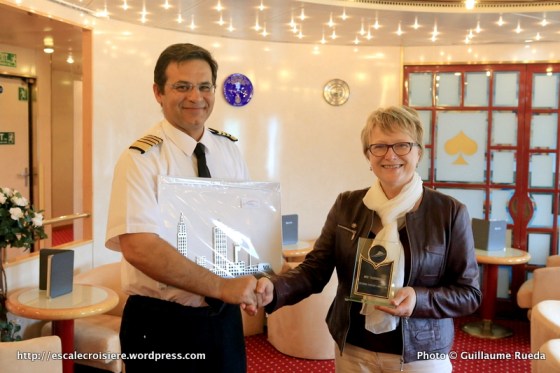 Azores - Remise de plaques - Valérie Conan - Cruise Club Le Havre - Captain Felipe Jorge