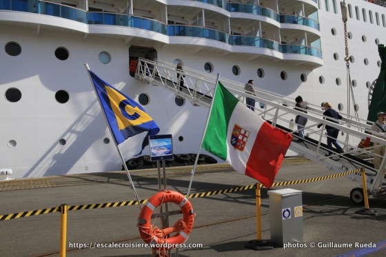 Costa neoRomantica - Embarquement