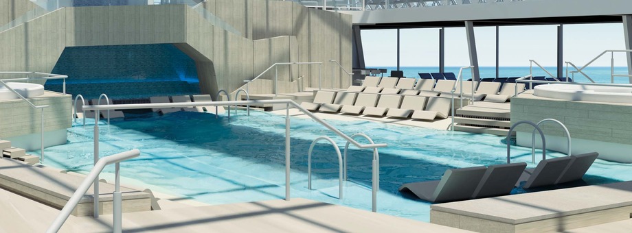 Mein Schiff 4 - Piscine intérieure