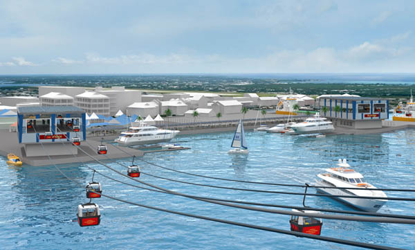 Cayman's Sky Bridge - Cayman cablecar - téléphérique