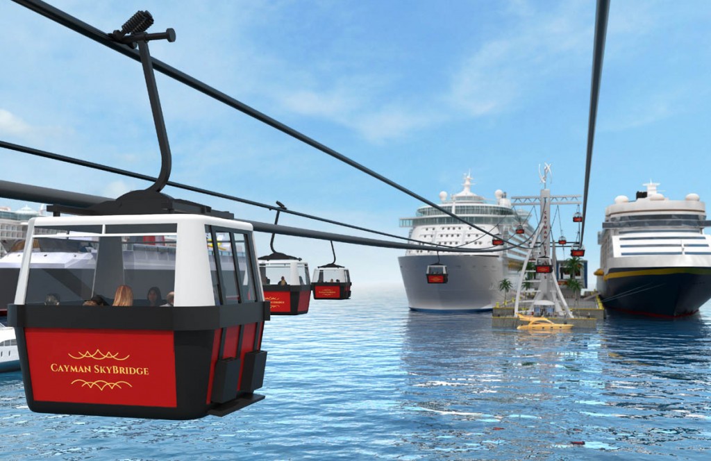 Cayman's Sky Bridge - Cayman cablecar - téléphérique