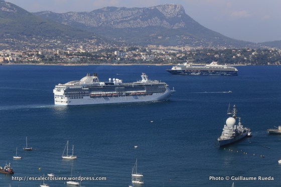 Mein Schiff 2 et Island Princess - Rade de Toulon 