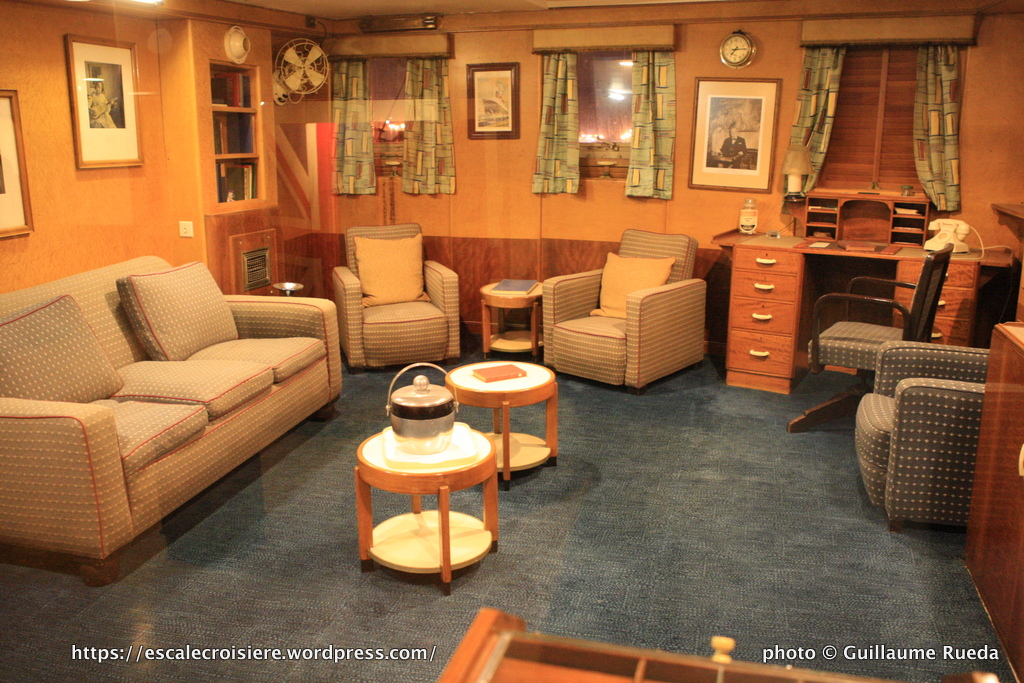 Queen Mary - Captain's bedroom - cabine commandant
