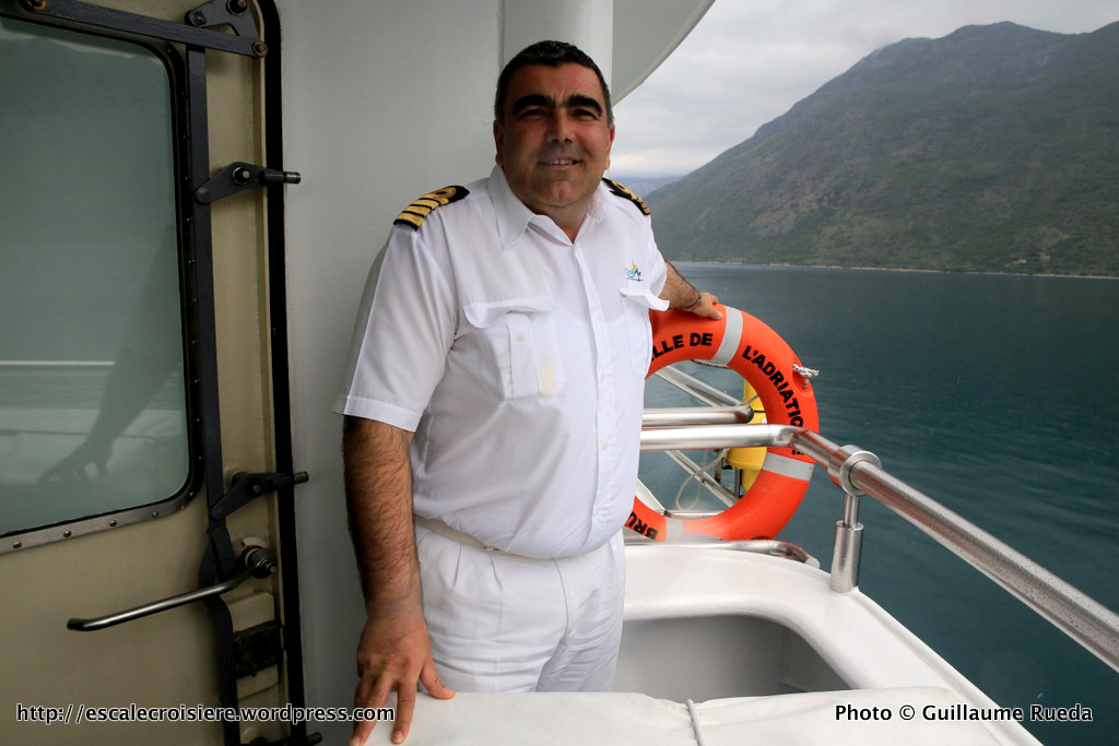 Belle de l'Adriatique - Passerelle de commandement - Capitaine Dabelic Ivica