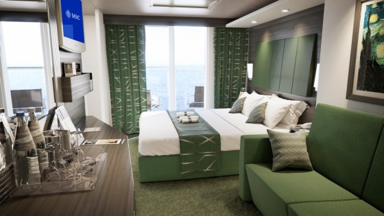MSC Meraviglia - Cabine avec balcom