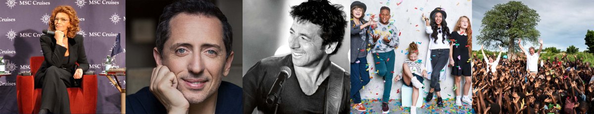 Baptême MSC Meraviglia - MSC Croisières - Sofia Loren - Gad Elmaleh - Patrick Bruel - Kids United - UNICEF