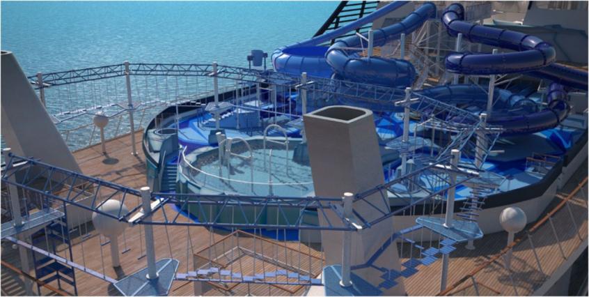 MSC Meraviglia - Aquapark - Toboggans