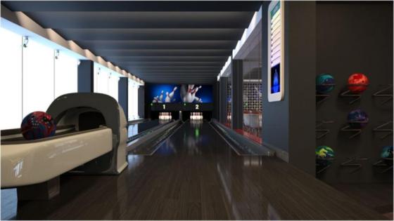 MSC Meraviglia bowling