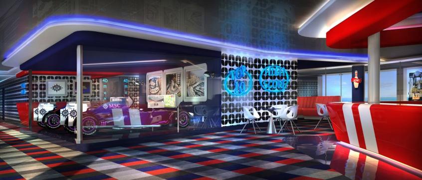 MSC Meraviglia - Simulateurs de F1