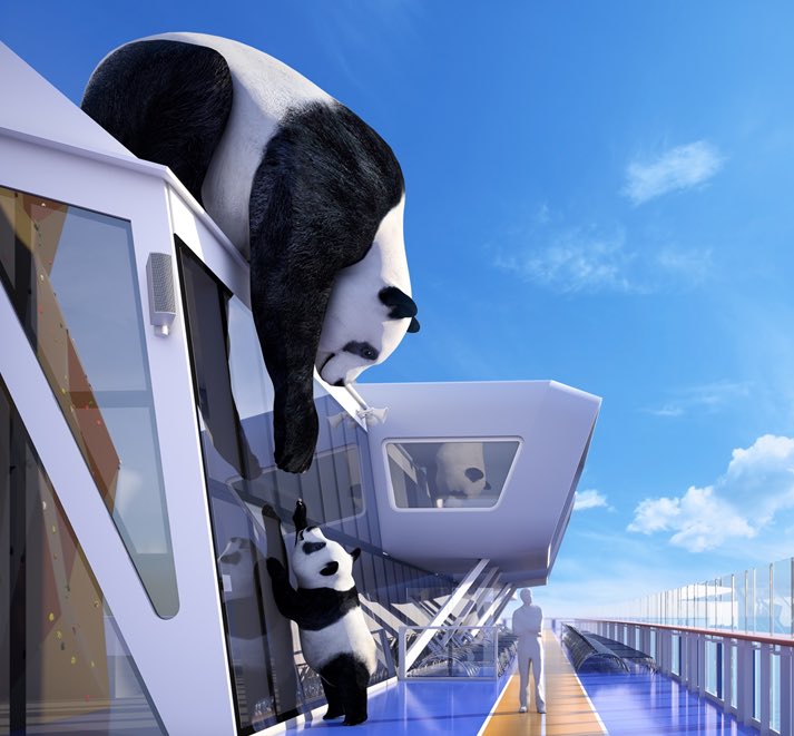 Ovation of the Seas - Panda géant - Seaplex