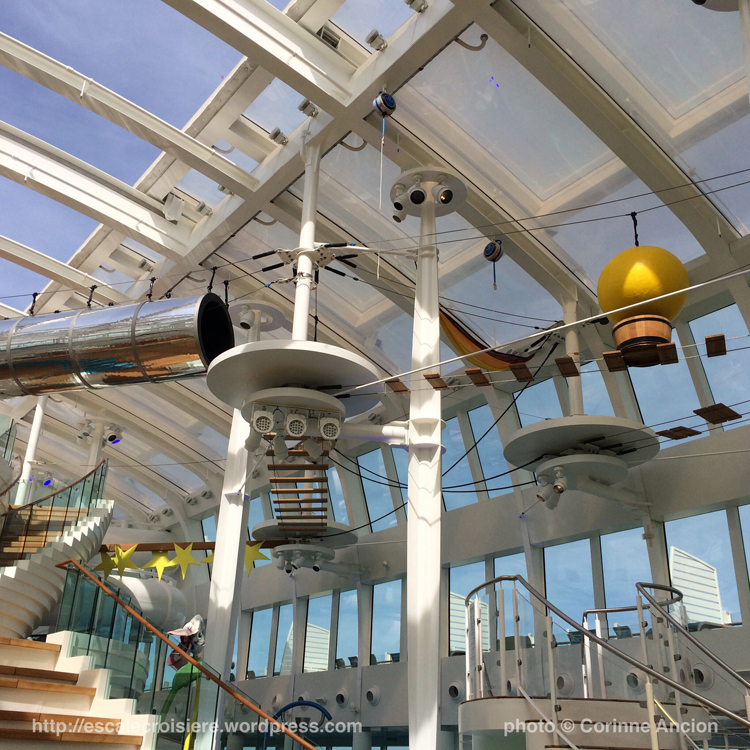 AIDAprima Accrobranche - Four elements