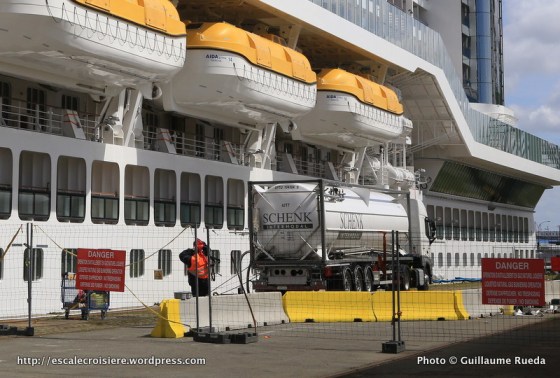 AIDAprima - Approvisionnement en GNL