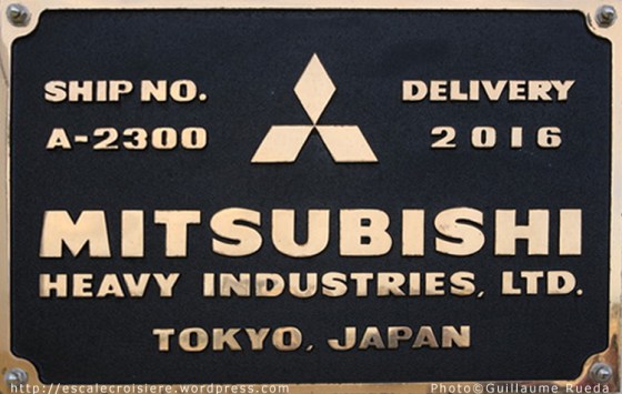 AIDAprima - plaque de chantier