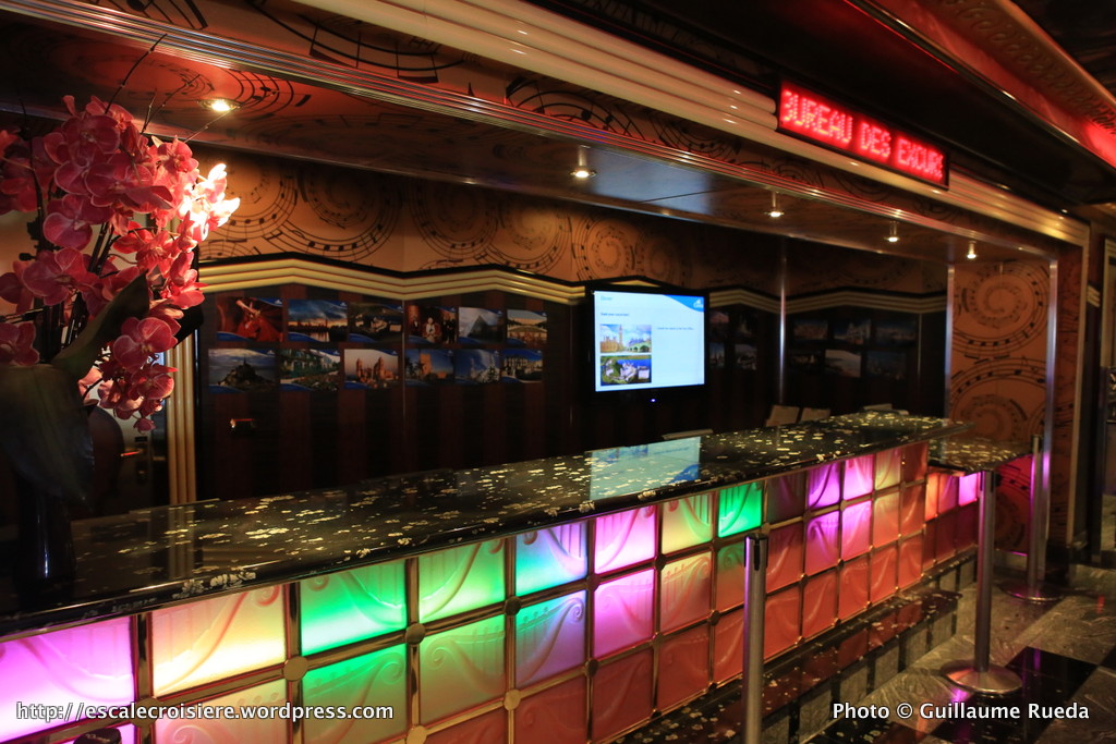 Costa Pacifica - Bureau des excursions