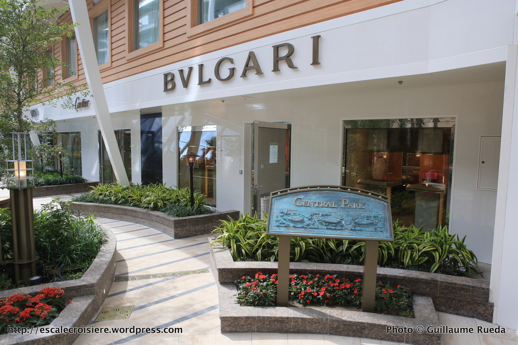 Harmony of the Seas - Boutiques Central park - Bulgari