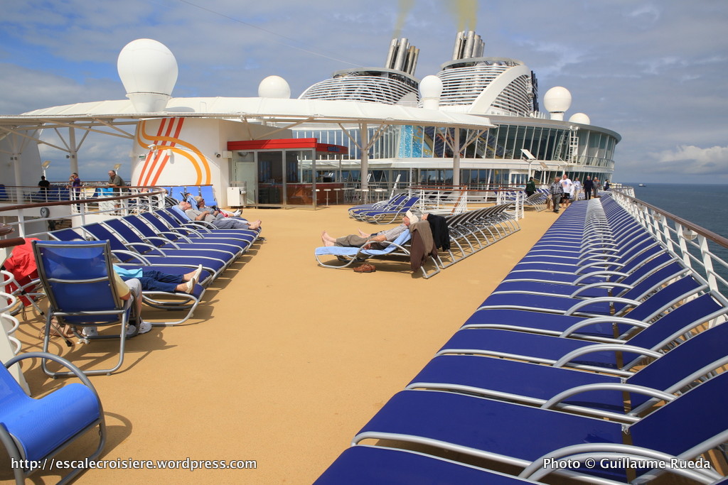 Harmony of the Seas - Pont extérieur - transats