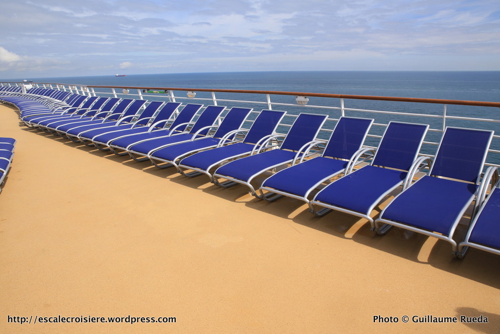 Harmony of the Seas - Pont extérieur - transats