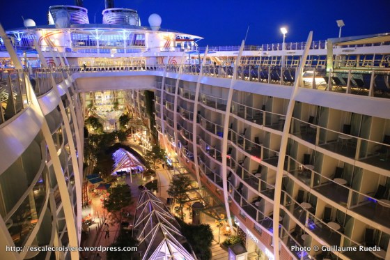 Harmony of the Seas by night - Central Park