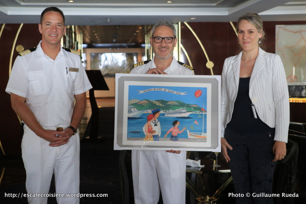 Seven Seas Navigator - Cérémonie de remises de plaques - Captain Ubaldo Armellino