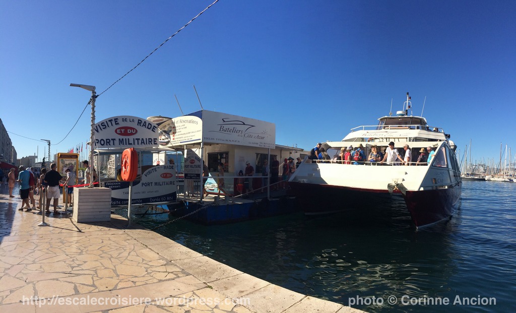 Toulon - visite de la rade en bateau