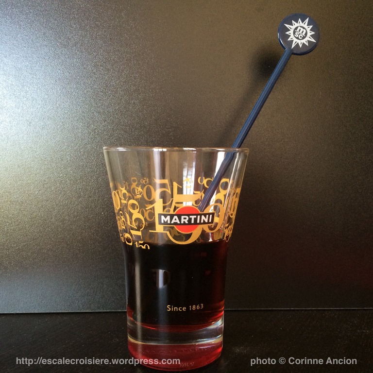 Cocktail maison - touillette croisière MSC