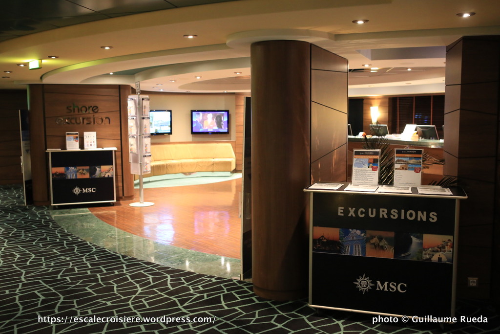 MSC Fantasia - Bureau des excursions
