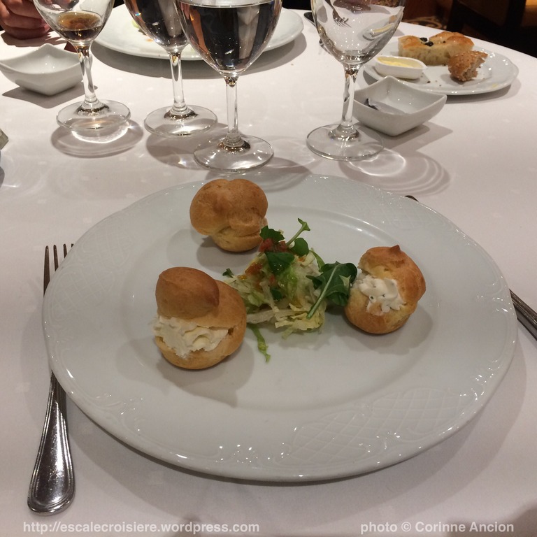 MSC Fantasia - restaurant - Choux farcis au fromage