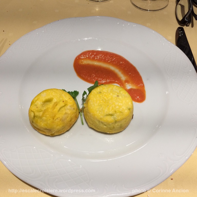 MSC Fantasia - restaurant - Flan de légumes