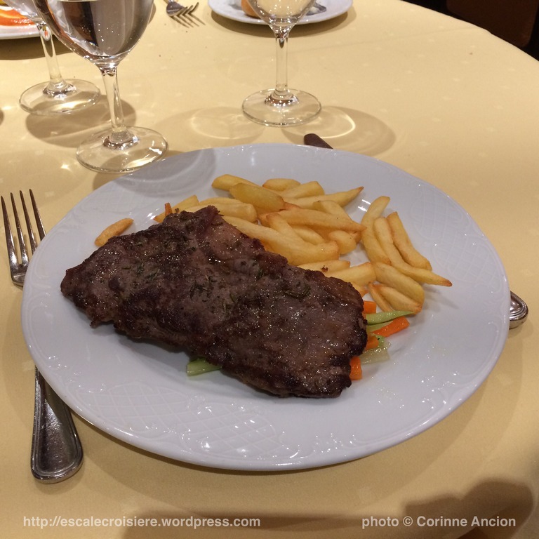 MSC Fantasia - restaurant - Paillard de boeuf