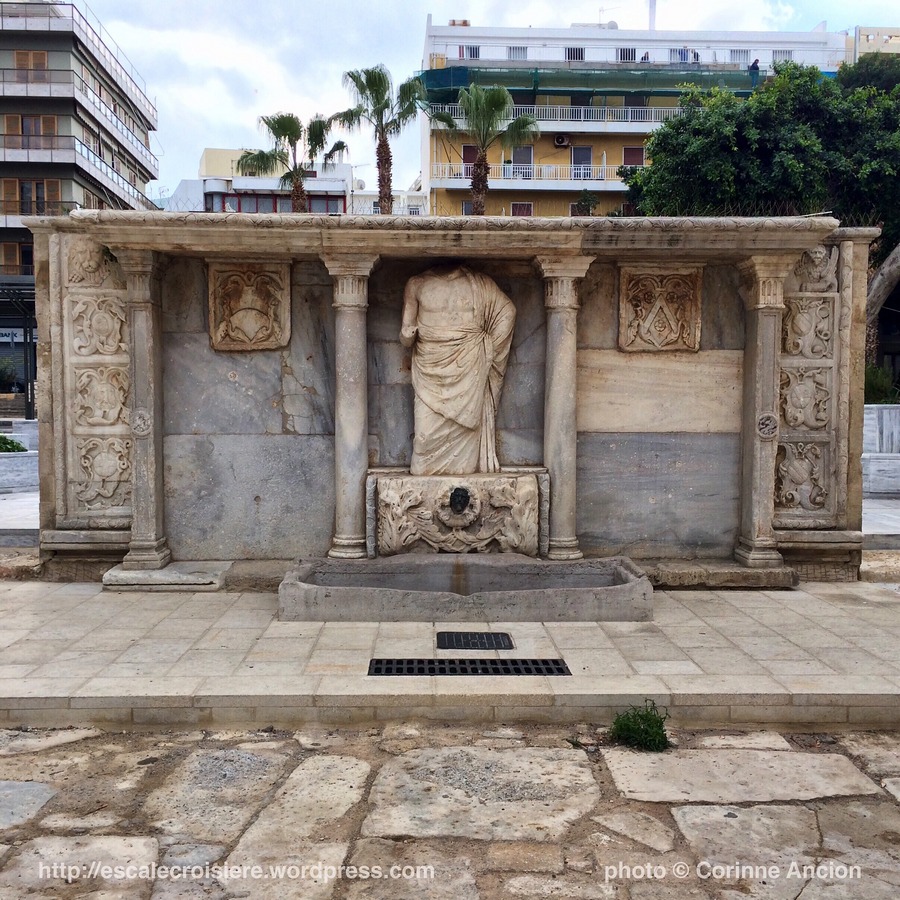 Escale à Heraklion - Grèce - fontaine Bembo