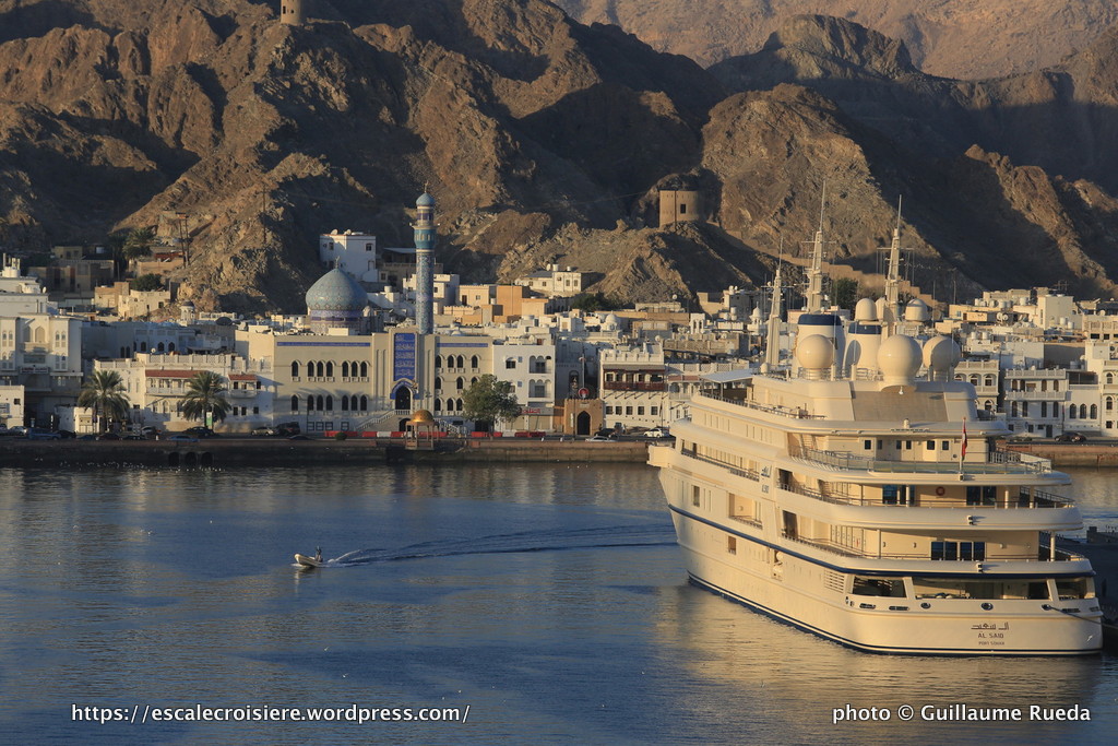 Escale à Mascate - Sultanat d'Oman - Yacht du Sultan