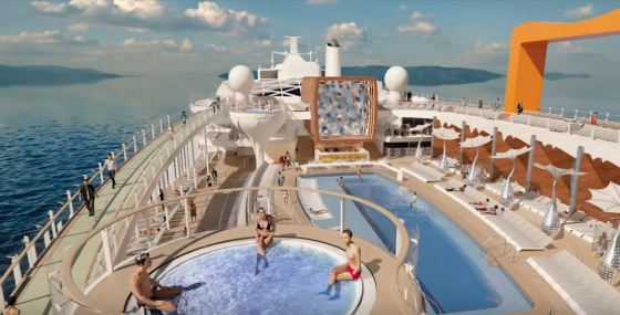 Celebrity Edge - Piscine extérieure