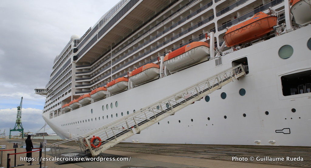 MSC Preziosa - Embarquement