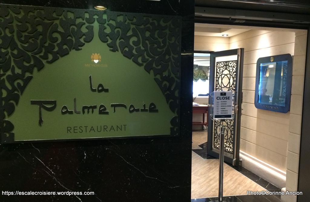 MSC Preziosa - Restaurant Yacht Club La Palmeraie