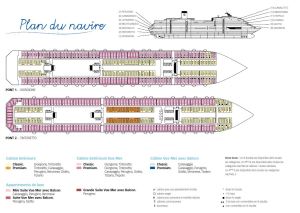 Plan des ponts - Costa Magica