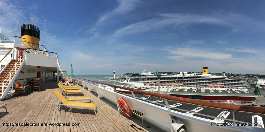 Costa Magica - Ponts supérieurs solariums