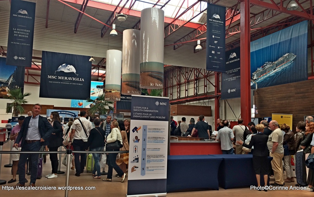 MSC Meraviglia - Embarquement à bord