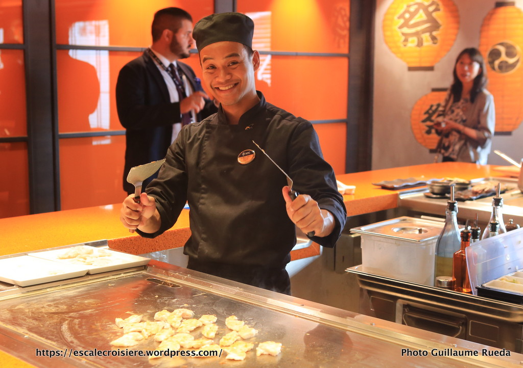 MSC Meraviglia - Kaito Sushi bar et Teppanyaki