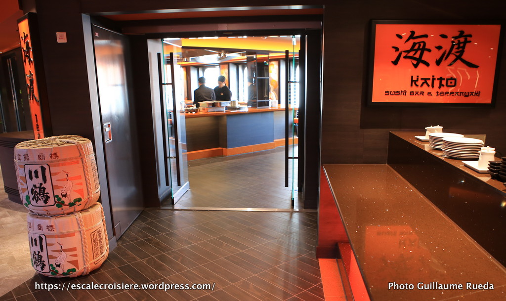 MSC Meraviglia - Kaito Sushi bar et Teppanyaki