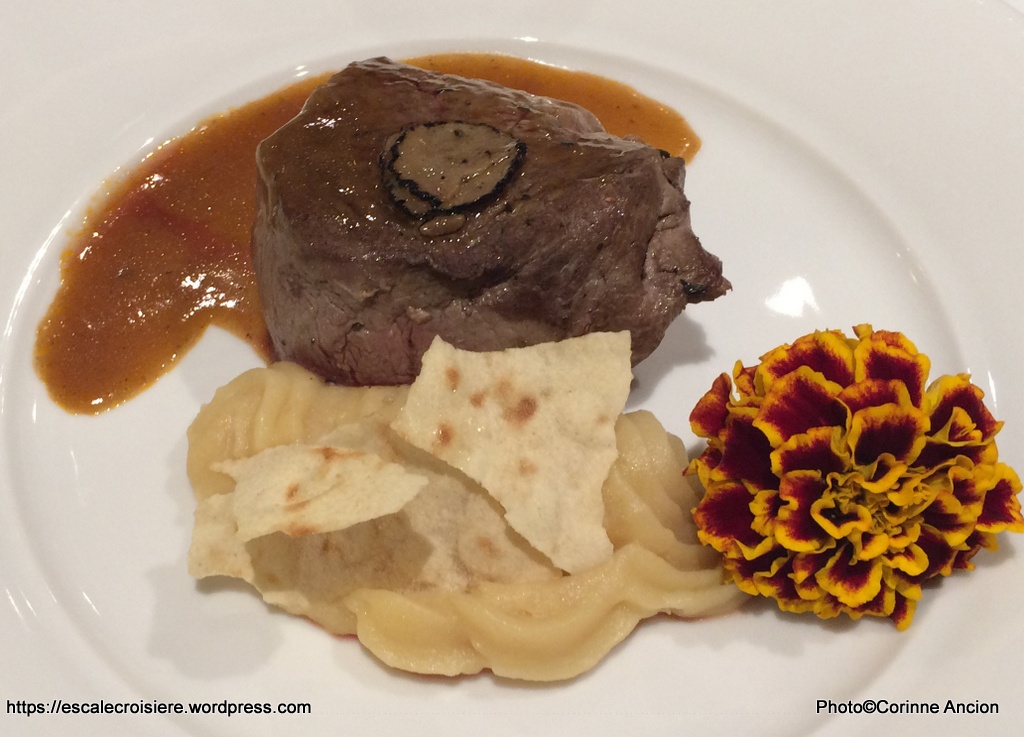 MSC Meraviglia - Menu - Repas de gala