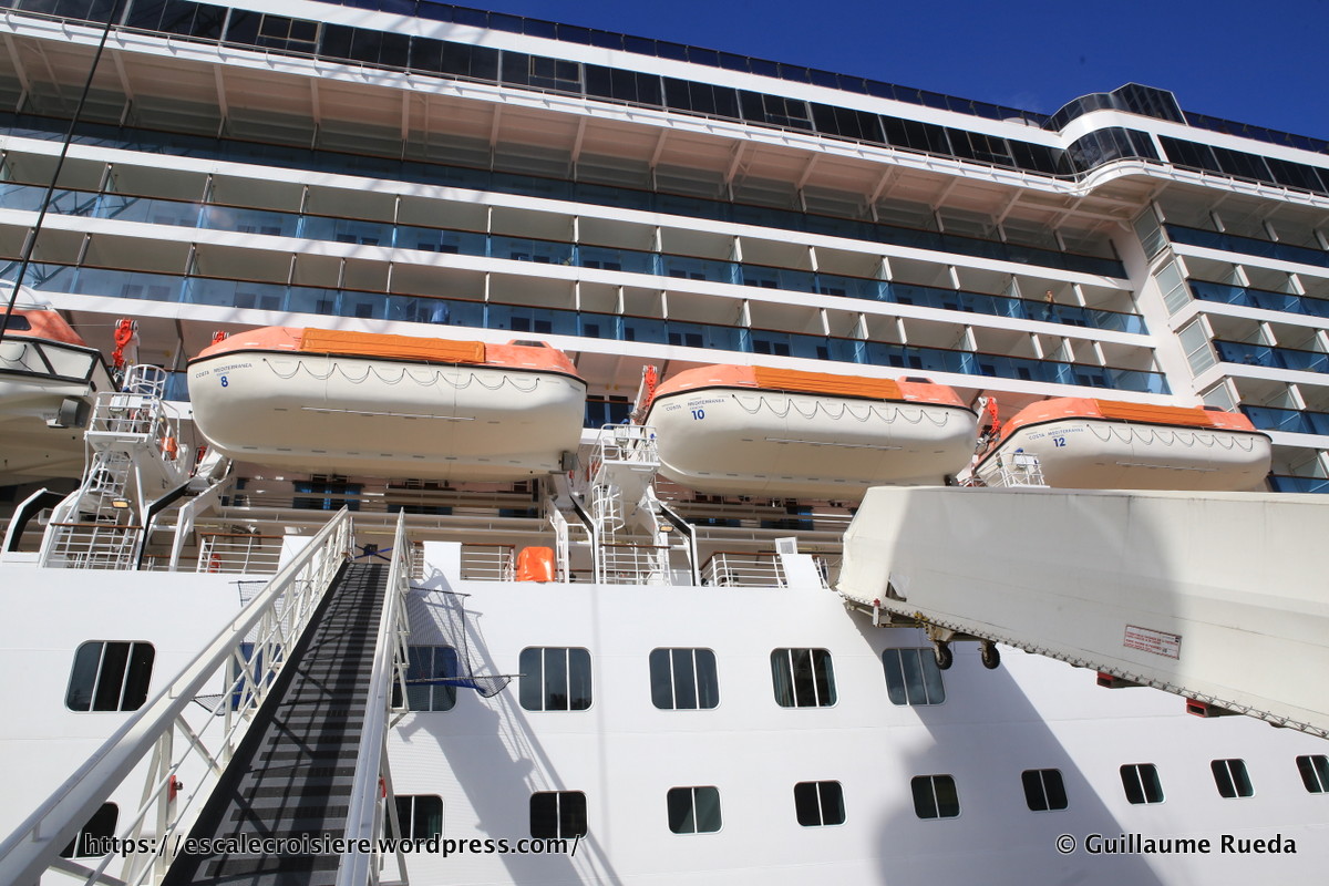 Costa Mediterranea - Embarquement