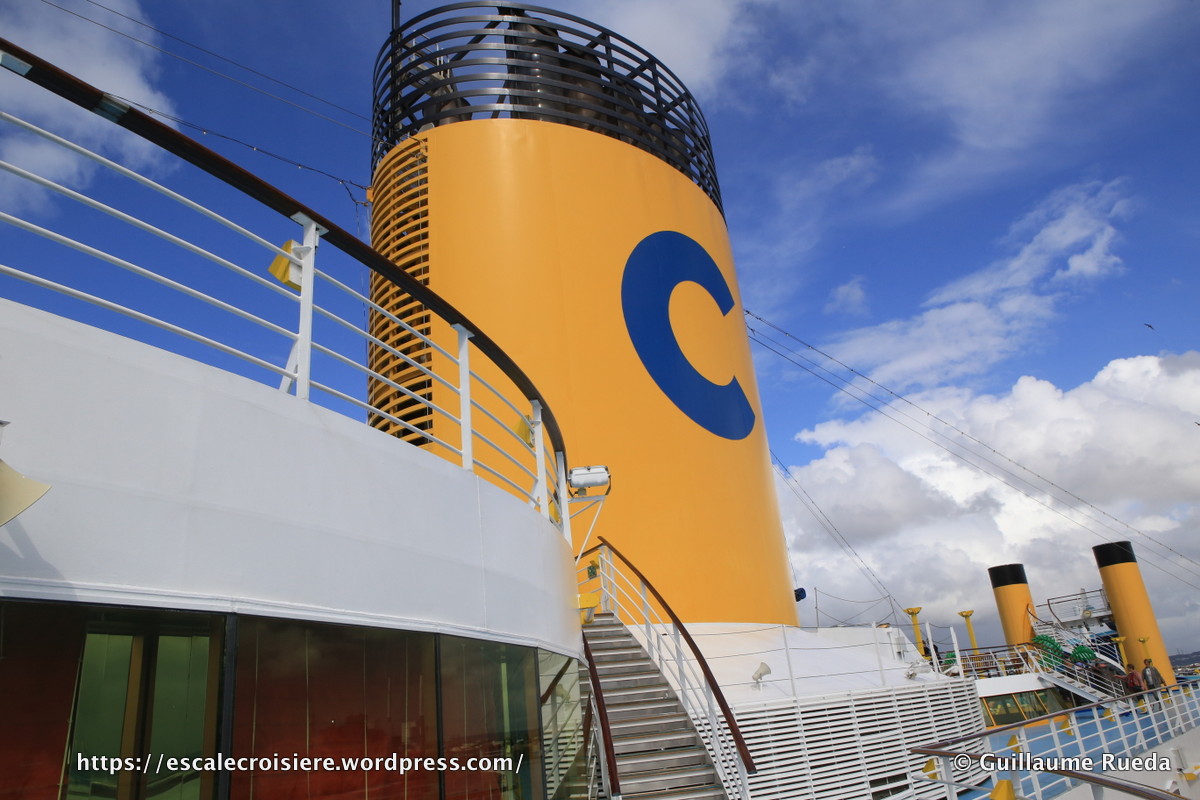 Costa Mediterranea - Cheminée