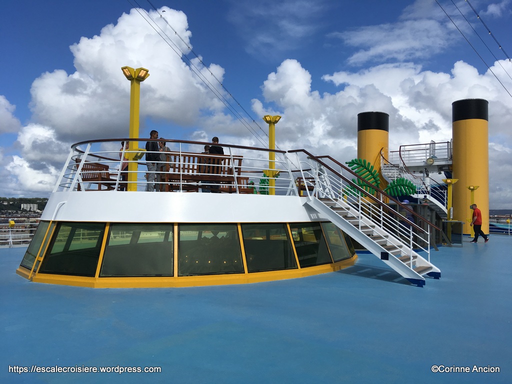 Costa Mediterranea - Ponts extérieurs